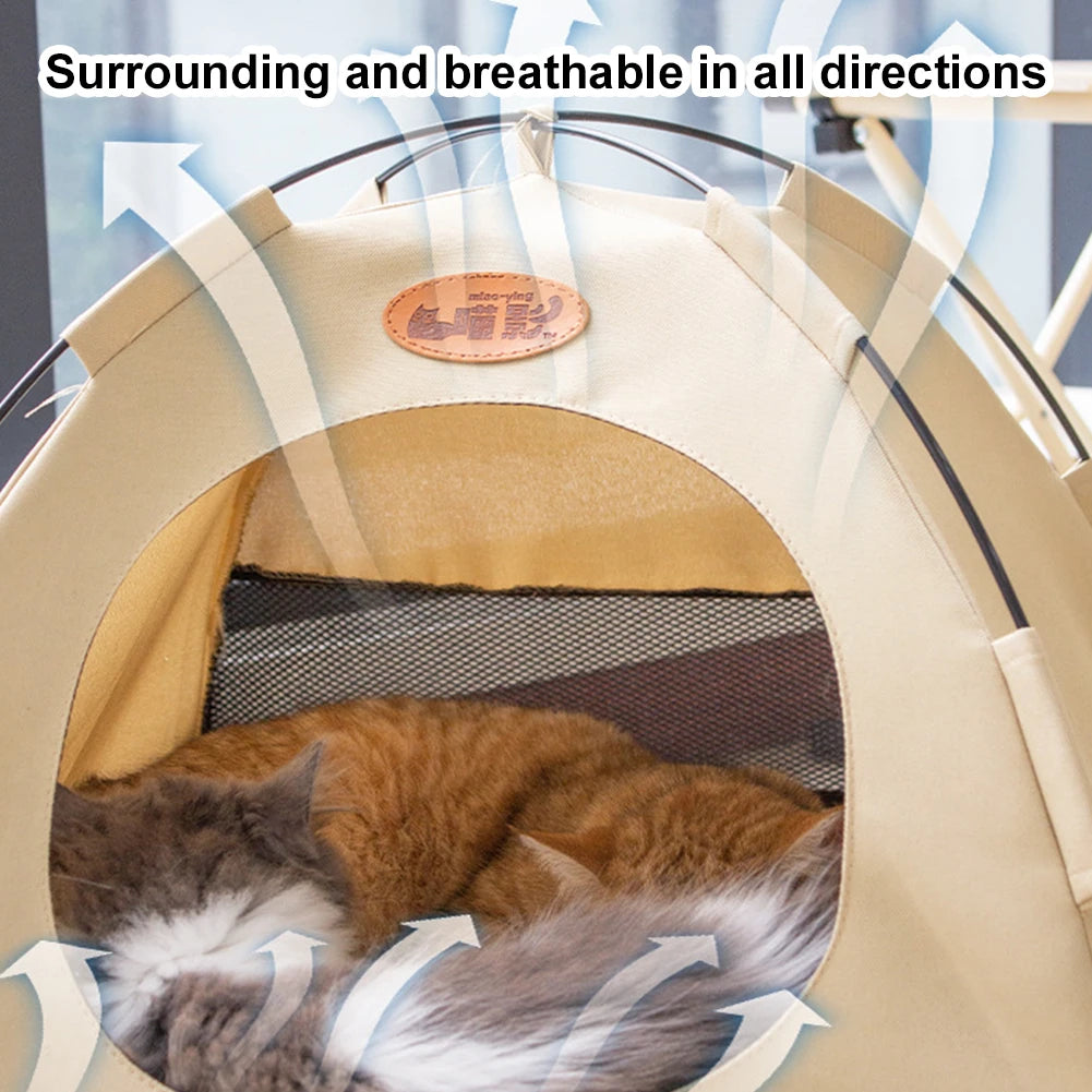 Petopia Waterproof Pet Tent Bed – Indoor/Outdoor Cat & Dog Kennel